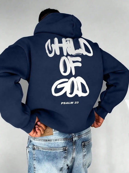 Sudadera Hombre con Estampado de Letras y Forro Polar Cálido - Image 8