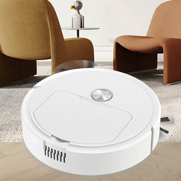 Robot Aspirador 3 en 1 con Barrido, Succión y Arrastre - Carga USB