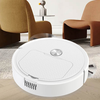 Robot Aspirador 3 en 1 con Barrido, Succión y Arrastre - Carga USB