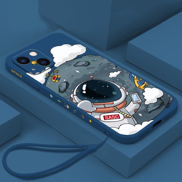 Funda TPU Cubo Rubik con Astronauta Lateral