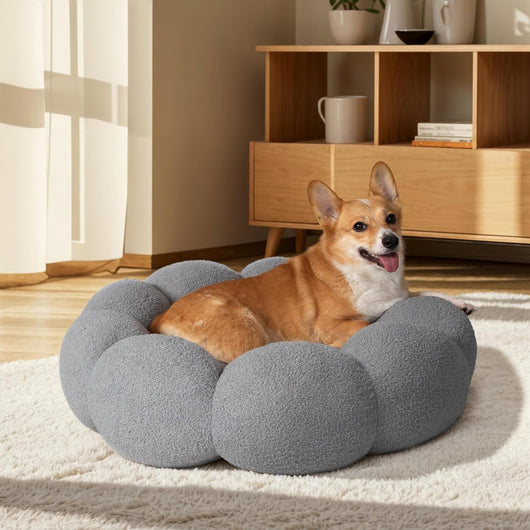 Cama Donut Térmica para Gatos y Perros - Cómoda Felpa con Base Antideslizante - Image 3