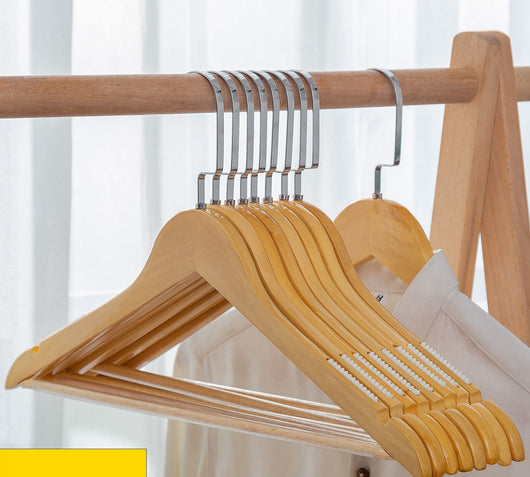 Percha de Madera Antideslizante sin Marcas para Ropa Delicada - Image 8