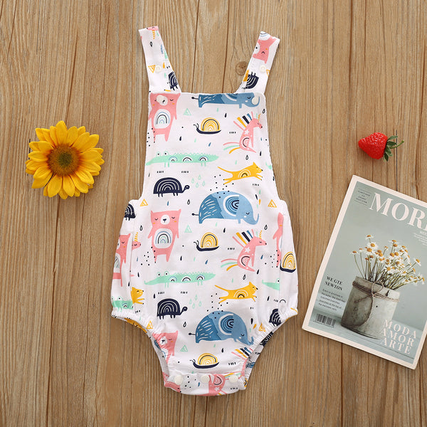 Mameluco Estampado para Bebé con Diseño Triangular
