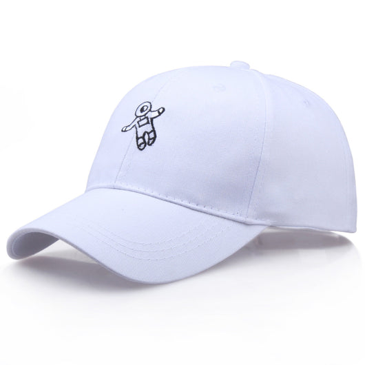 Gorra de Béisbol Astronauta Bordado en Color Sólido - Image 4