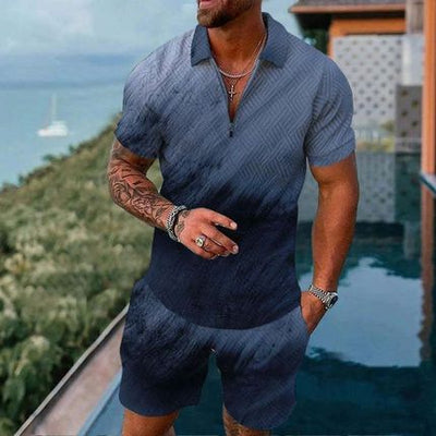 Polo Casual Versátil con Cierre para Hombre - Diseño Simple y Moderno - Image 8