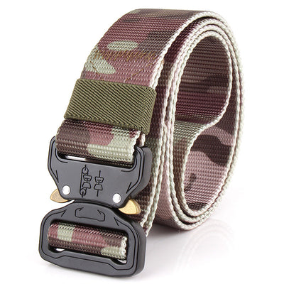 Cinturón Táctico Multifuncional de Nylon con Camuflaje para Entrenamiento Outdoor - Image 3
