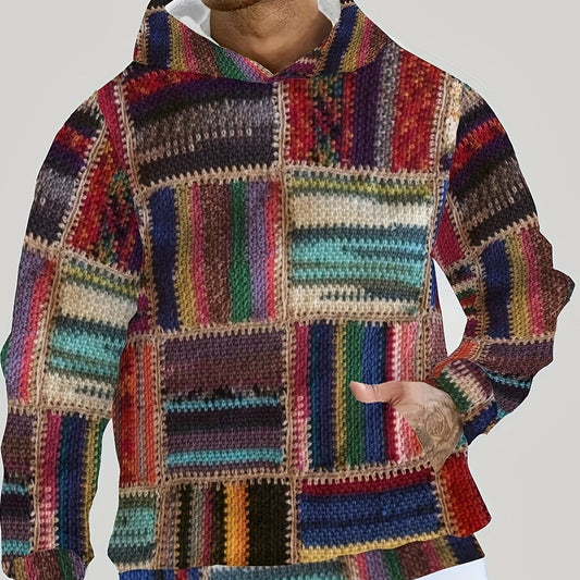 Sudadera con Capucha Casual Versátil para Hombre