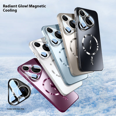 Funda Protectora Magnética con Lentes de Color Sólido para Celular - Image 12