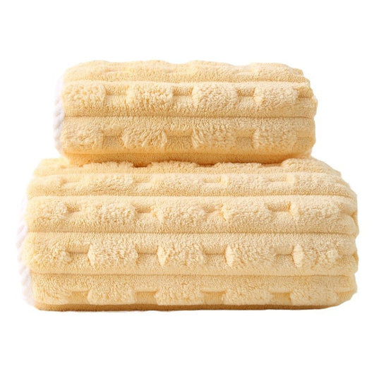 Toalla Facial Extragrande de Terciopelo Coral - Absorbente y Suave - Image 5