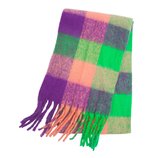 Bufanda Gruesa Cuadros Otoño Invierno - Diseño Multicolor Elegante - Image 30