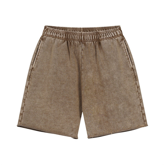 Shorts Batik Pesado 420g Hombre Estilo Retro Vintage Desgastado - Image 7