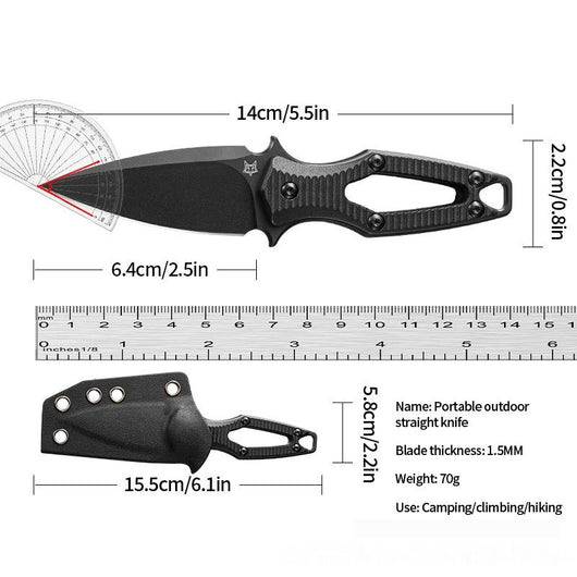 Cuchillo Táctico de Acero Inoxidable de Alta Dureza - Image 6