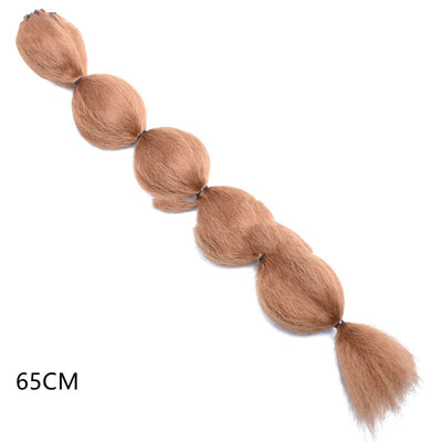 Cola de Caballo Larga Efecto Burbuja - Peluca Voluminosa para Mujer - Image 7