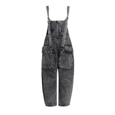 Overol Jeans para Mujer con Detalles de Herramientas y Estilo Personalizado - Image 4