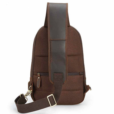 Bolsa de Pecho Vintage en Cuero para Hombre - Image 3