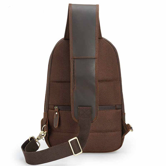 Bolsa de Pecho Vintage en Cuero para Hombre - Image 3