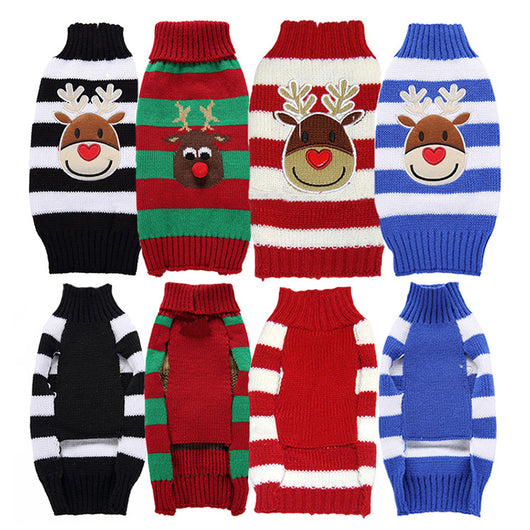 Suéter Navideño para Perros con Patrón de Alce - Image 12