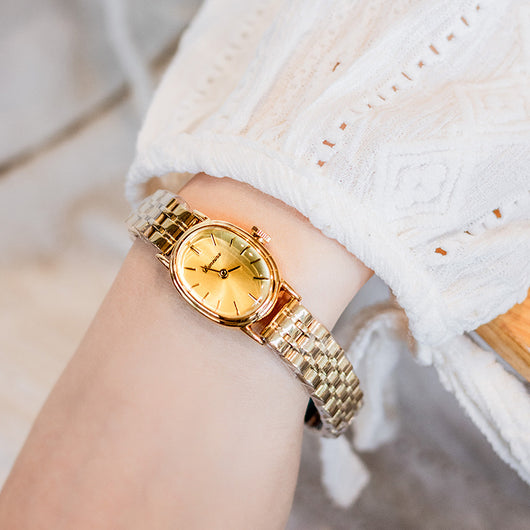Reloj Acero Oval Estilo Antiguo para Mujer - Image 3