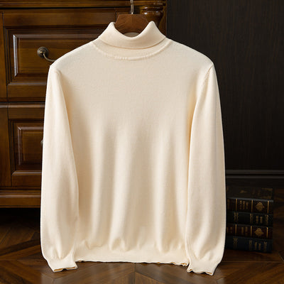 Suéter Cuello Alto para Hombre Otoño Invierno - Abrigo Interior Versátil - Image 13