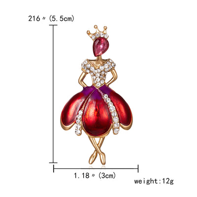 Broche Bailarina con Perlas y Cristales - Accesorio Deportivo para Mujeres - Image 22