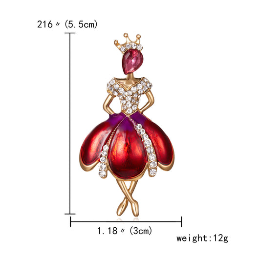Broche Bailarina con Perlas y Cristales - Accesorio Deportivo para Mujeres - Image 22
