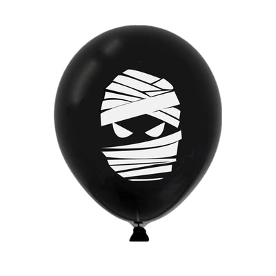 Juego de 10 Globos de Látex con Diseños de Halloween - Image 3