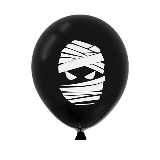 Juego de 10 Globos de Látex con Diseños de Halloween - Image 3