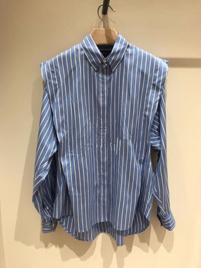 Blusa Holgada de Hombros Anchos para Mujer - Image 2