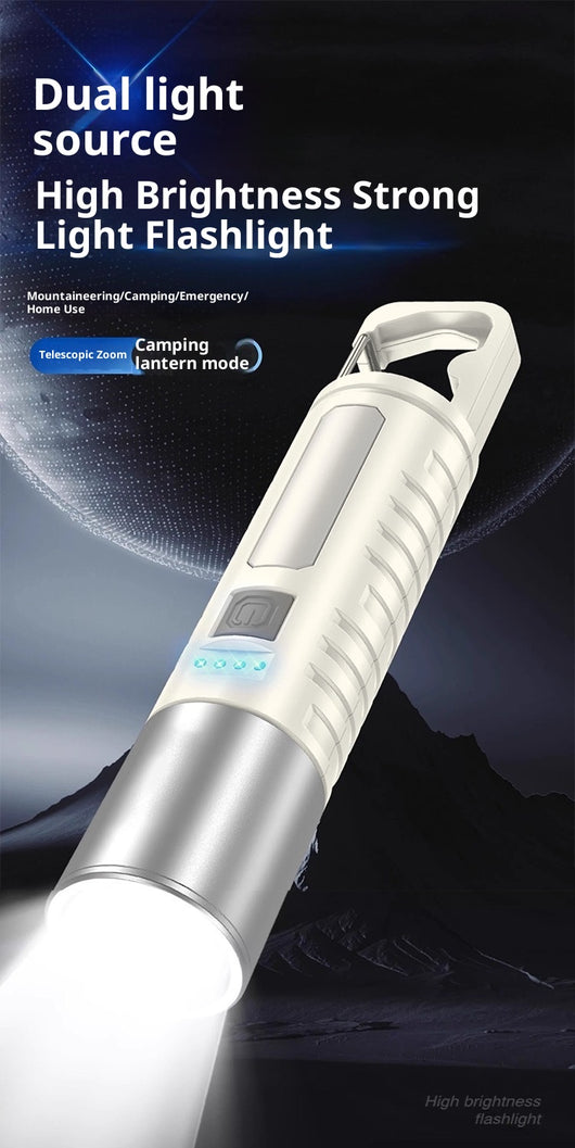 Linterna LED de Alta Potencia con Zoom Telescópico Portátil - Image 10