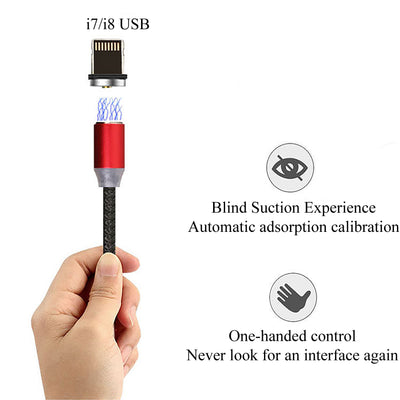 Cable de Carga Magnético Triple Conector USB-C para Android - Image 5