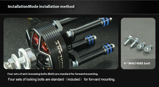 Motor Brushless Shuangtian GA2000R MKII para Aeromodelos de Ala Fija 20cc - Image 18