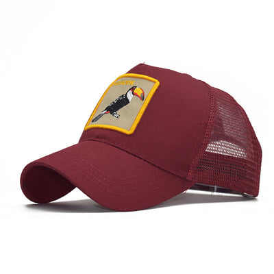 Gorra de Béisbol con Bordado de Animales y Red Trasera - Image 26