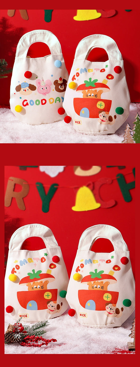 Bolsa de Fieltro Navideña con Diseño Infantil para Regalos - Image 9