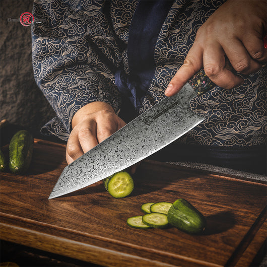Cuchillo de Chef Damasco Acero Inoxidable Multiusos Profesional - Image 4