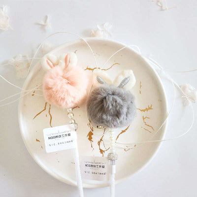 Juguete Interactivo para Gatos con Orejas de Conejo, Borlas y Cascabel - Image 7