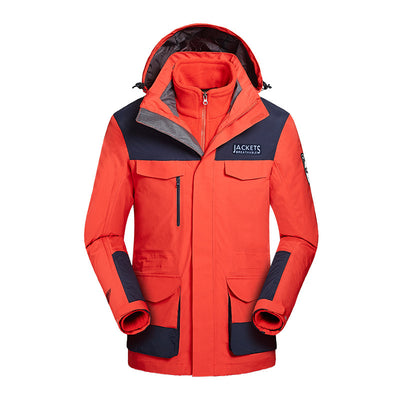 Chaqueta de Esquí para Hombre Impermeable Térmica Softshell Resistente al Viento - Image 10