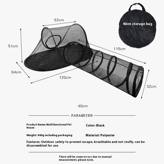 Túnel para Gatos Plegable para Exterior - Image 3