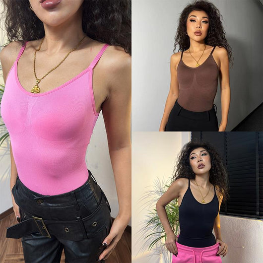 Top Espalda Descubierta Ajustado Cintura Marcada Estilo Hot Girl - Image 2