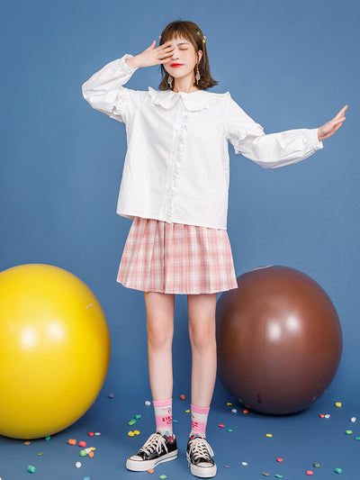Blusa de Encaje Blanco para Niña - Diseño Elegante y Delicado - Image 5