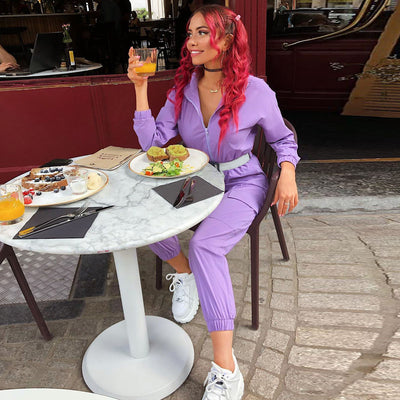 Jumpsuit con Cuello Alzado y Bolsillos Amplios - Image 10