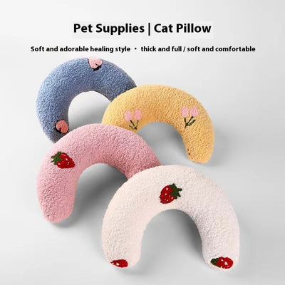 Almohada Protectora Cervical Anti-Arañazos para Gatos
