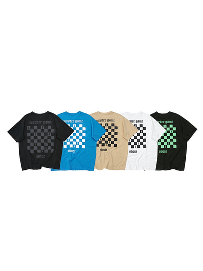 Camiseta Cuadros Vintage Desgastada - Image 6