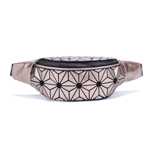 Bolso de Cintura Geométrico Luxury para Mujer - Bandolera Deportiva y Elegante - Image 9