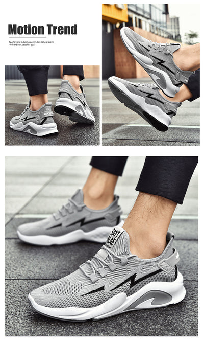 Zapatillas Deportivas Mesh Hombre - Diseño Moderno en Colores Sólidos - Image 6