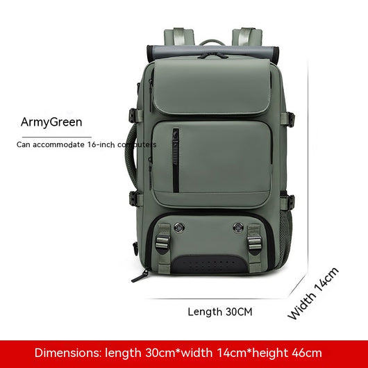 Mochila de Viaje de Gran Capacidad para Hombre con Compartimento para Laptop Impermeable - Image 10