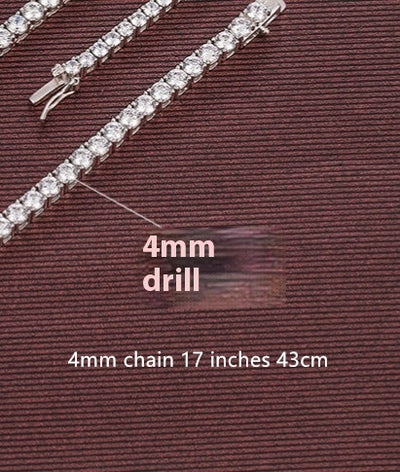 Cadena de Plata Esterlina con Garra Cuádruple Estilo Hip Hop para Hombre - Image 16