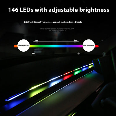 Luz Ambiental LED para Interior de Auto con Control de Color - Image 3