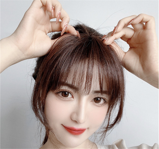 Peluca de Cabello Natural con Flequillo 3D Air - Efecto Voluminoso - Image 11