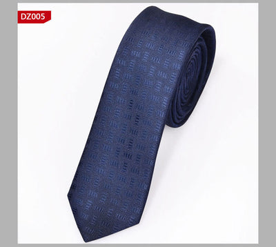 Corbata Angosta Estilo Británico 5cm - Teñida en Fibra de Poliéster - Image 18