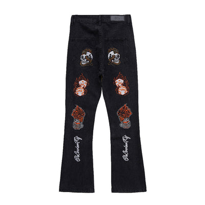 Jeans Hip Hop Bordados con Diseño en Espalda - Image 7